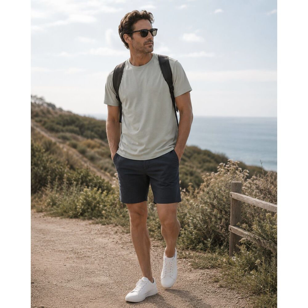 Lululemon Athletica Black Commission 10" Warpstreme Shorts   Mens Size 31
